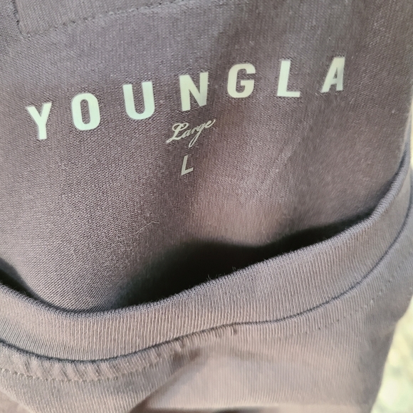 YoungLa Men's Gray Long Sleeve Shirt Sz.Large - Picture 3 of 10